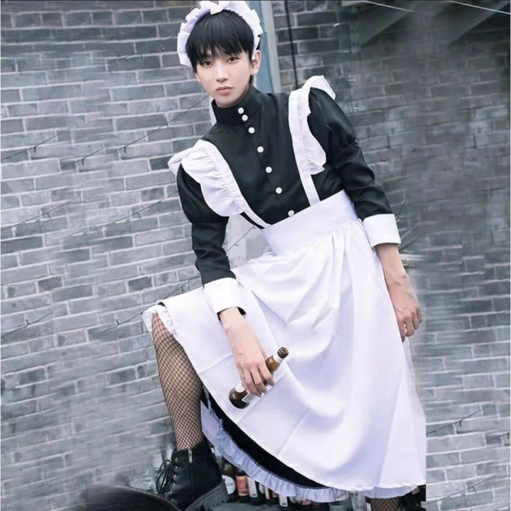 Maid cosplay - Váy hầu gái Lolita kiểu Nhật đáng yêu