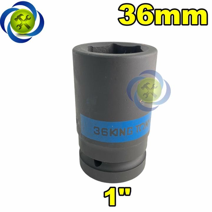 Tuýp 36mm 1 inch Kingtony 843536M loại dài 6 cạnh màu đen