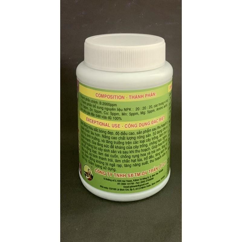 Phân bón vi lượng NPK 20-20-20 - chai 100 gram BIOMAX