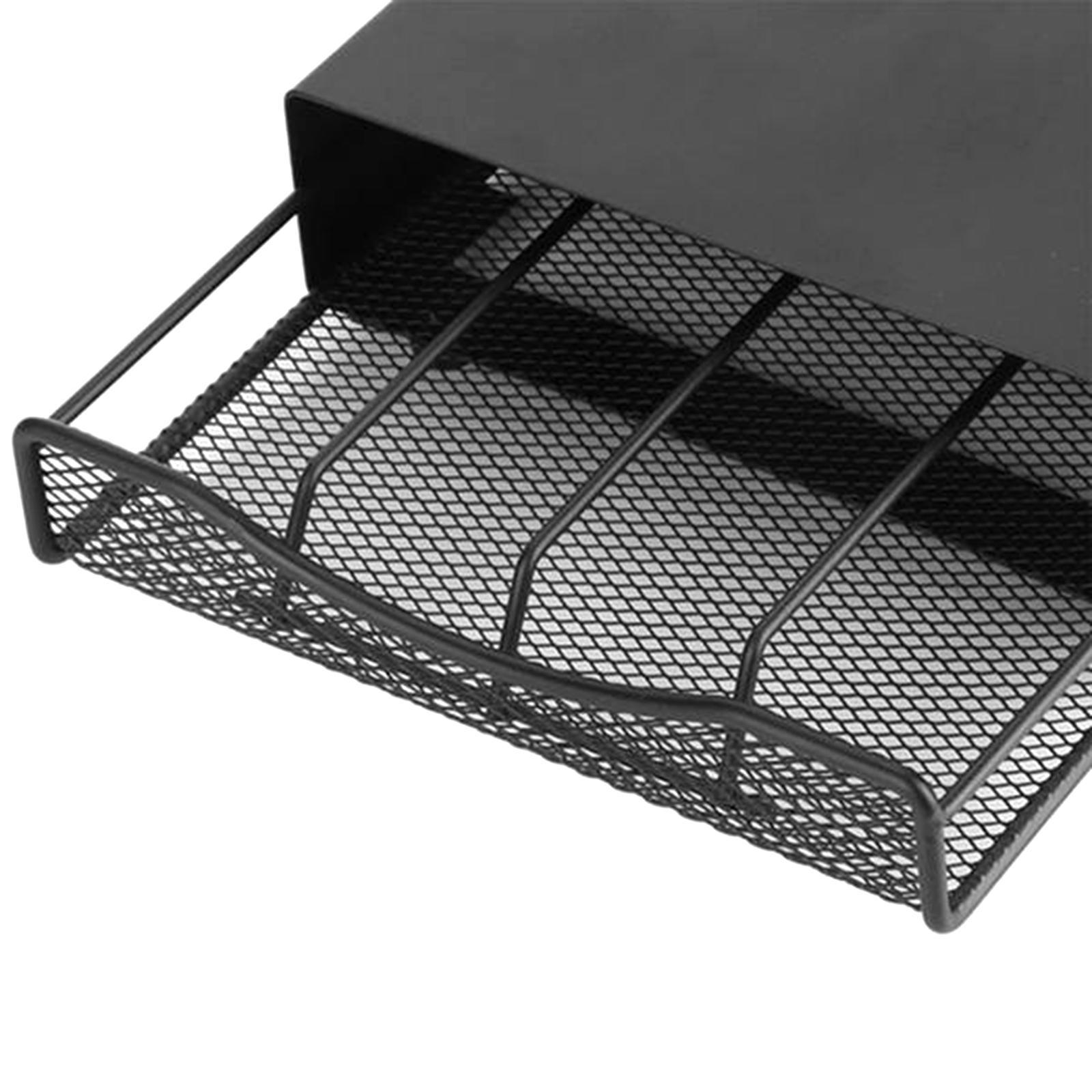 Coffee Capsule Stand Rack Organizer Stores 40 Pod for Cabinets Cupboard