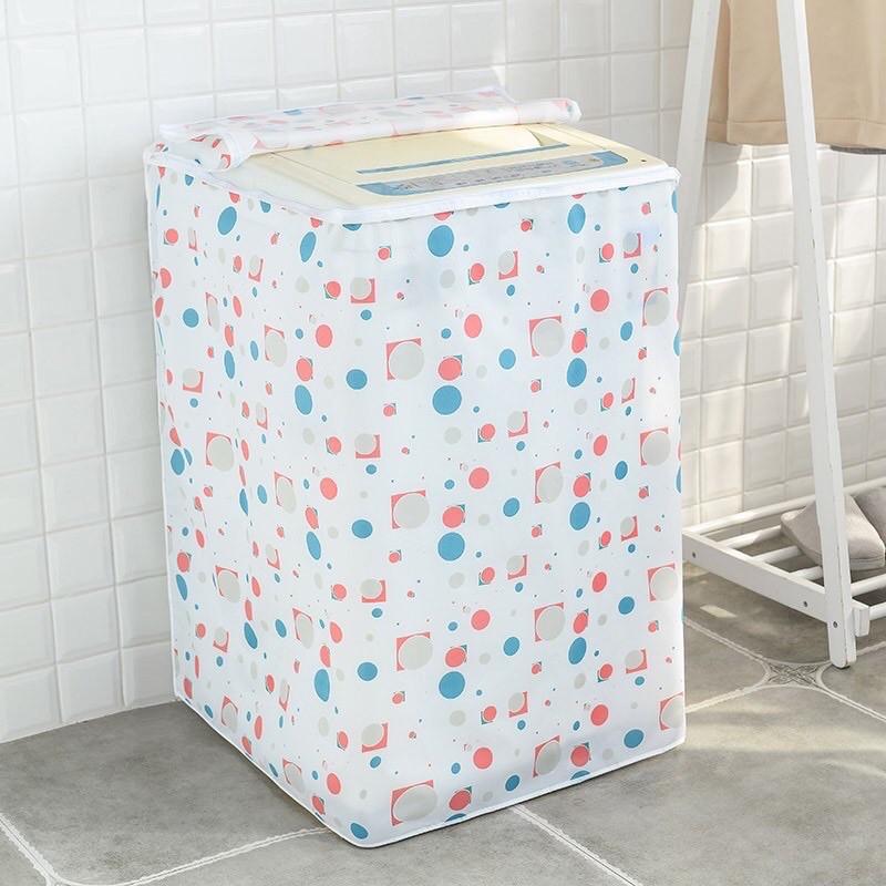 Áo trùm máy giặt chống bùi bẩn dành cho máy giặt cửa trên, cửa trước