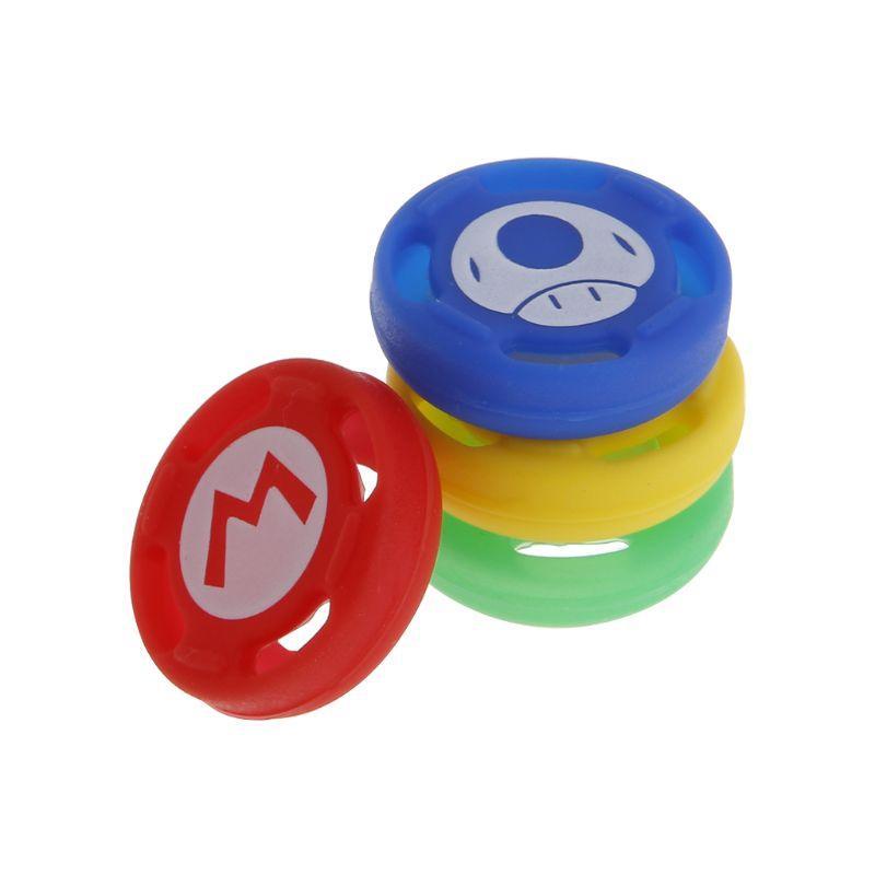 4 miếng silicon bọc cần điều khiển cho tay cầm chơi game Switch Pro PS4