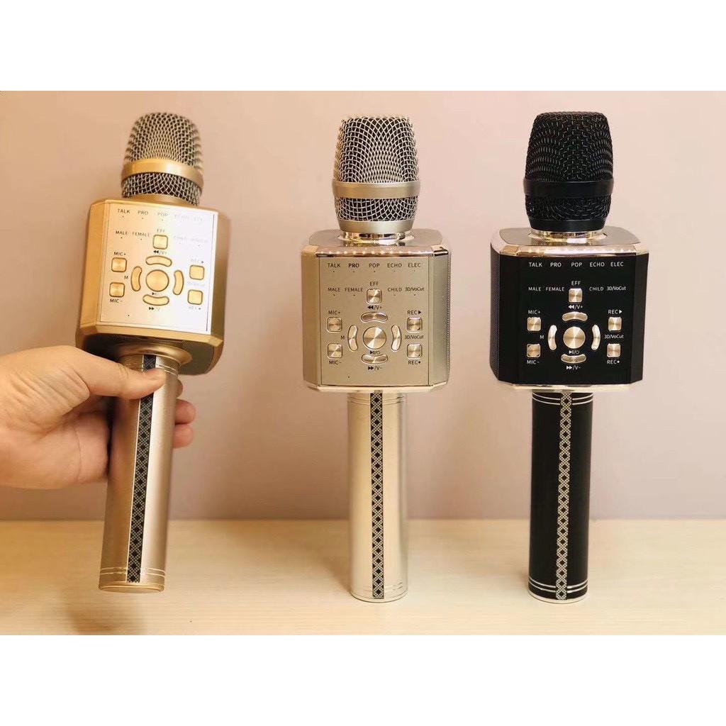 Micro Karaoke bluetooth YS 97 kết bluetooth Không Dây, Tích Hợp Loa Bass Dùng Hát Tại Nhà Hoặc Livetream