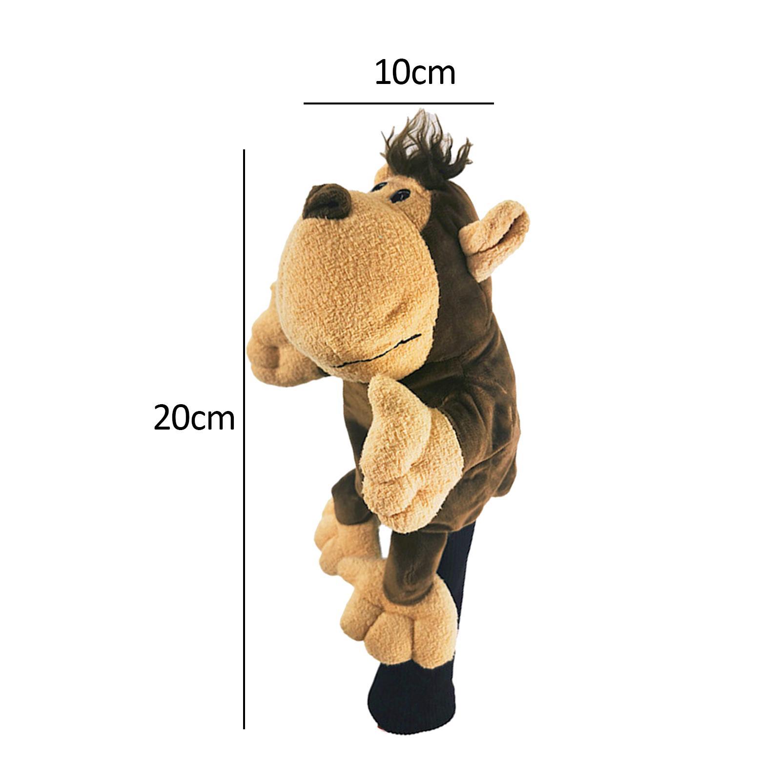 2 Pieces Golf Club Headcover Cute Portable Wood Driver Head Cover Cartoon Headcover Sleeve for Head