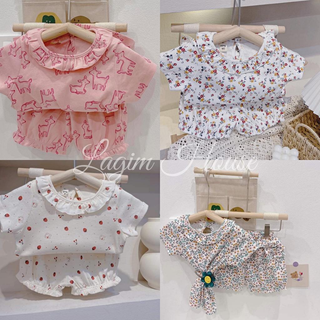 Đồ Bộ Cotton Hè Cho Bé Gái - Lagim House