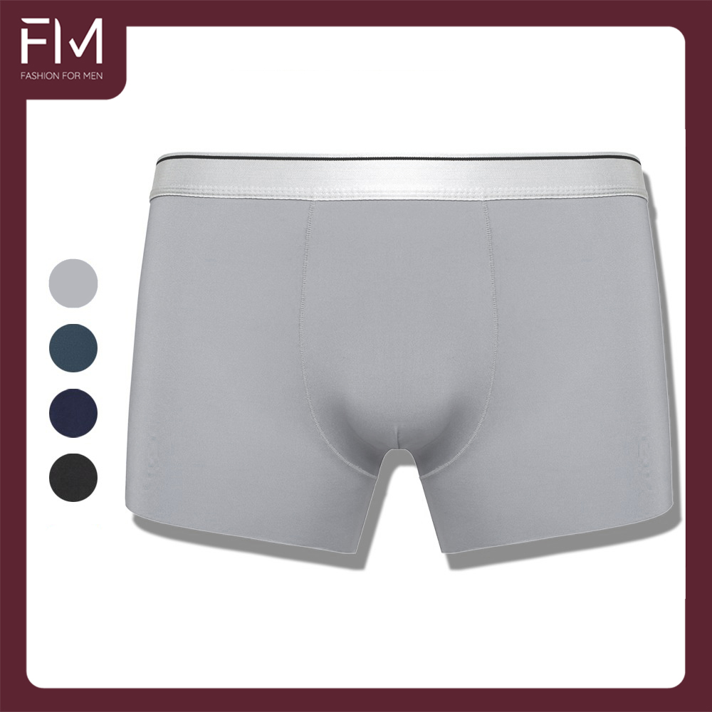 Hộp 4 quần boxer nam thun lạnh, quần lót nam co dãn 4 chiều- Formen Shop- FMQS017