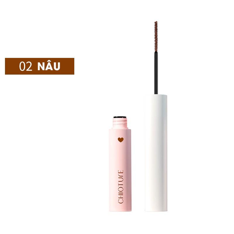 Mascara chuốt dài mi Chioture Flaring Slender thiết kế chổi thẳng chống thấm nước lâu trôi 1.5g