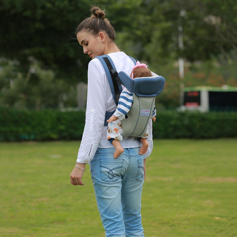 1-30 Tháng Thoáng Khí Công Thái Học Cho Bé Ba Lô Sling Quấn Cho Bé Mang Theo Cho Bé Giá Đỡ Dây Kangaroo Túi Du Lịch