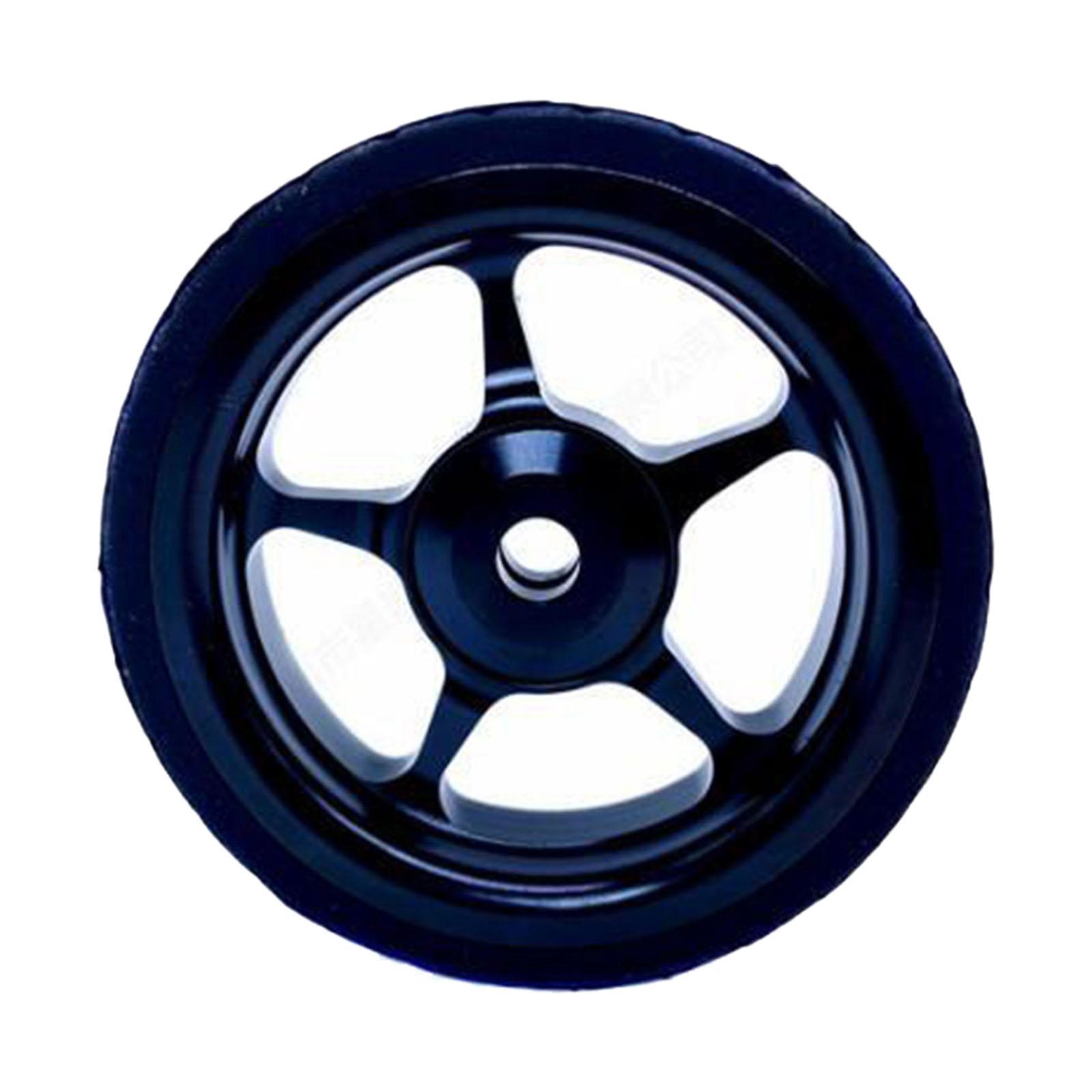 2xEasy Wheel for  Folding Bike EZ Wheels Wheel Easywheel Black