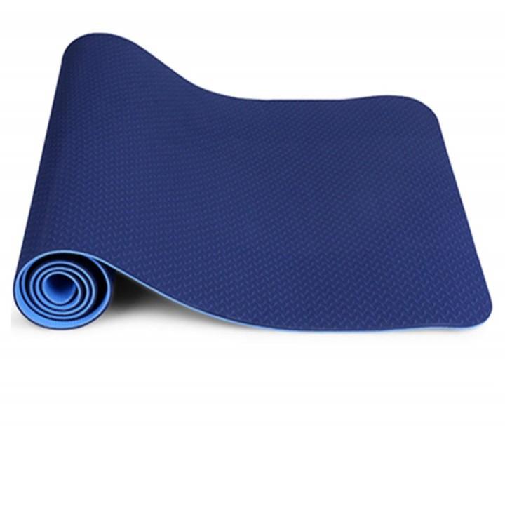 Thảm Tập Yoga - Thảm tập TPE- Thảm yoga dầy 8 mm