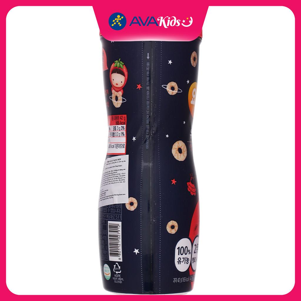 Bánh gạo ăn dặm Maeil Yommy Yommy vị dâu, việt quất lon 42g (từ 1 tuổi) - Hàng Chính Hãng