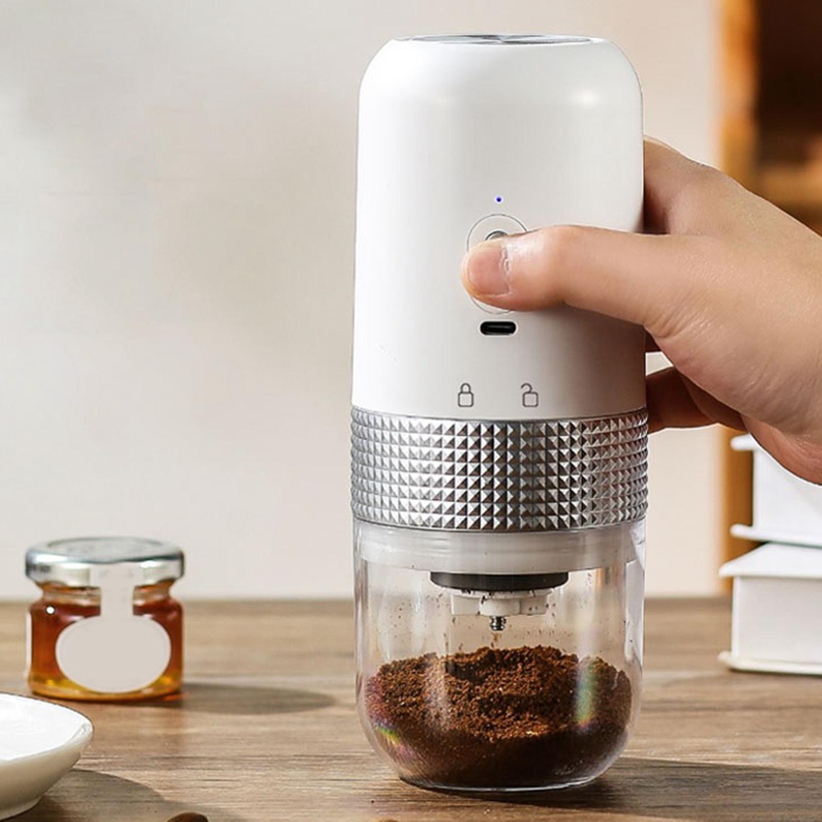 Coffee Grinder Easy to Clean for Outdoor Indoor Electric Coffee Bean Grinder