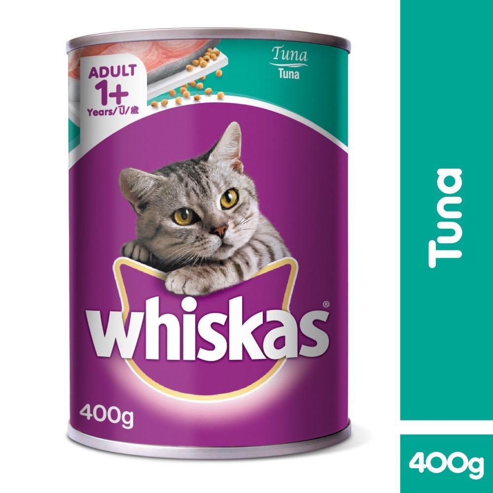 Thức ăn ướt cho mèo - PATE LON WHISKAS 400g cho mèo lớn