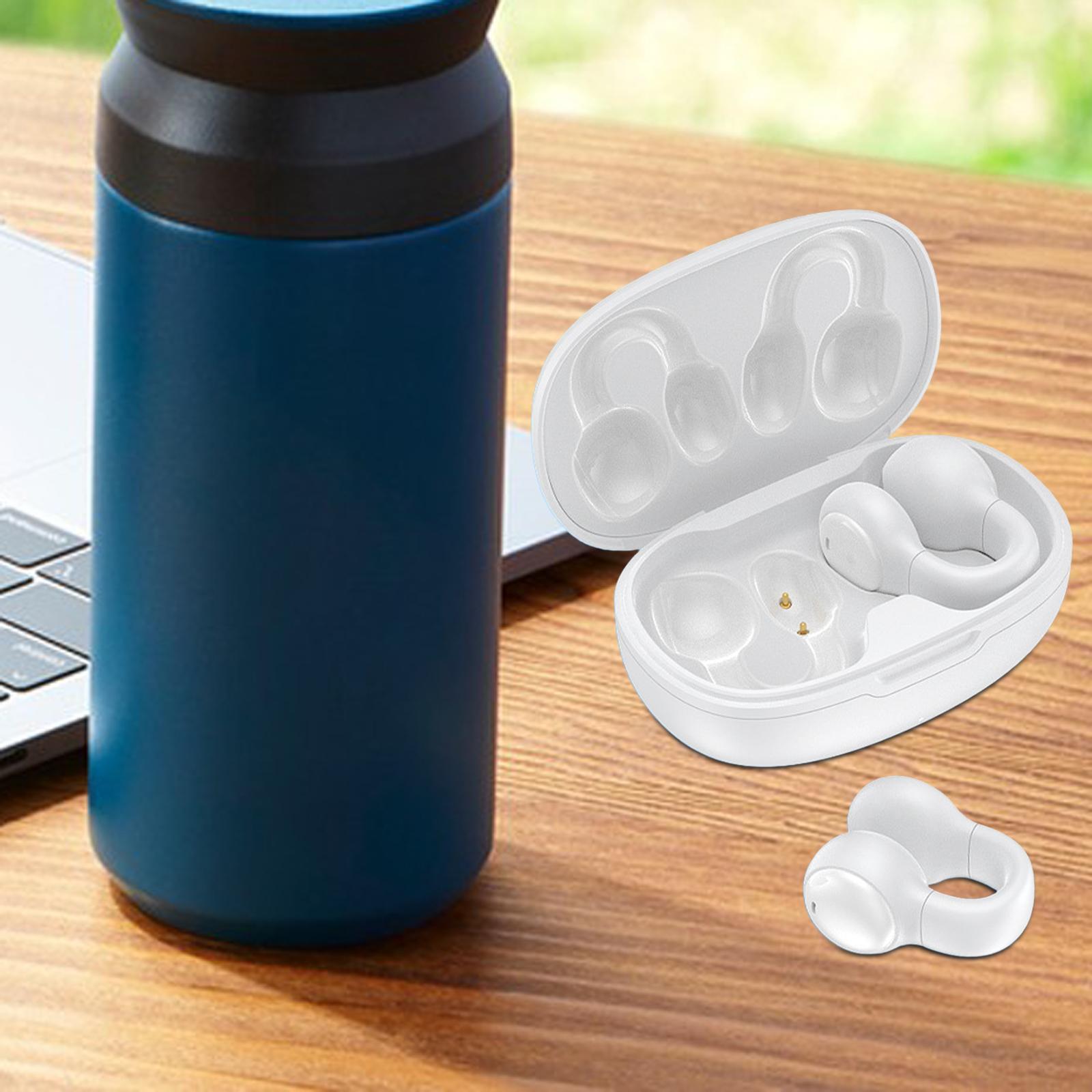Ear Clip Headphones Earpiece Calling Earphones for Business Driving Fitness