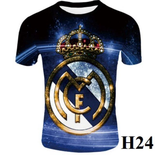 Áo bóng đá Real Madrid đẹp tuyệt vời nhiều mẫu đặc biệt áo đá banh RealMadrid áo đá bóng thun thể thao nam Ronaldo CR7