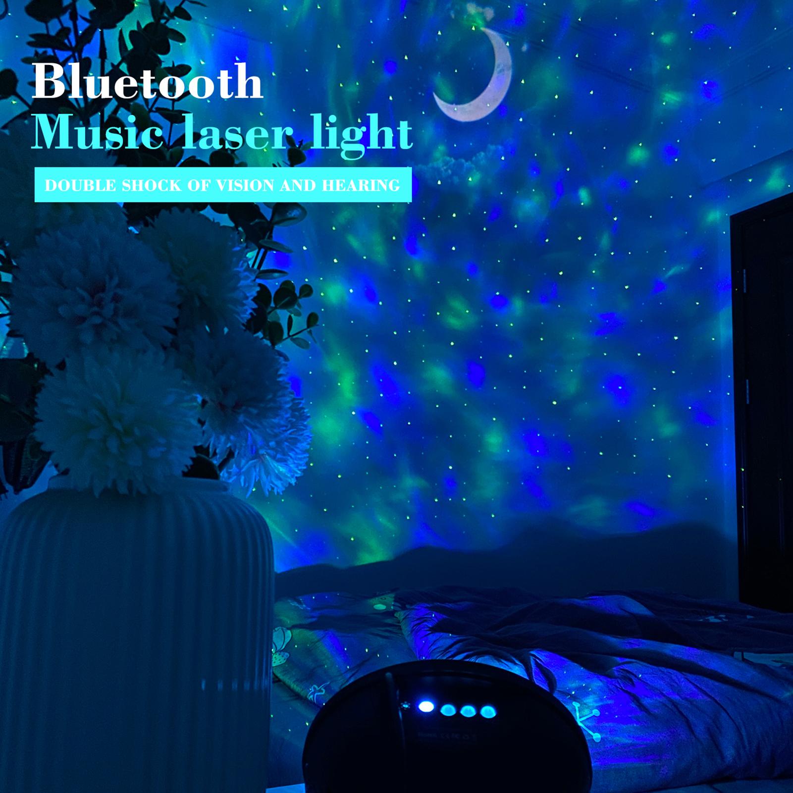 Đèn LED chiếu sáng ban đêm trang trí sân khấu, phòng tiệc, có loa bluetooth, điều khiển từ xa