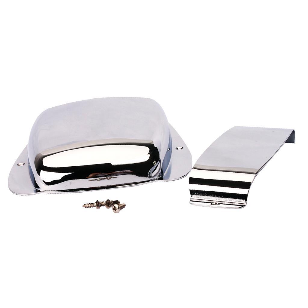 Chrome Plated Pickup & Bridge Plate Cover for Bass Electric Bass Guitar