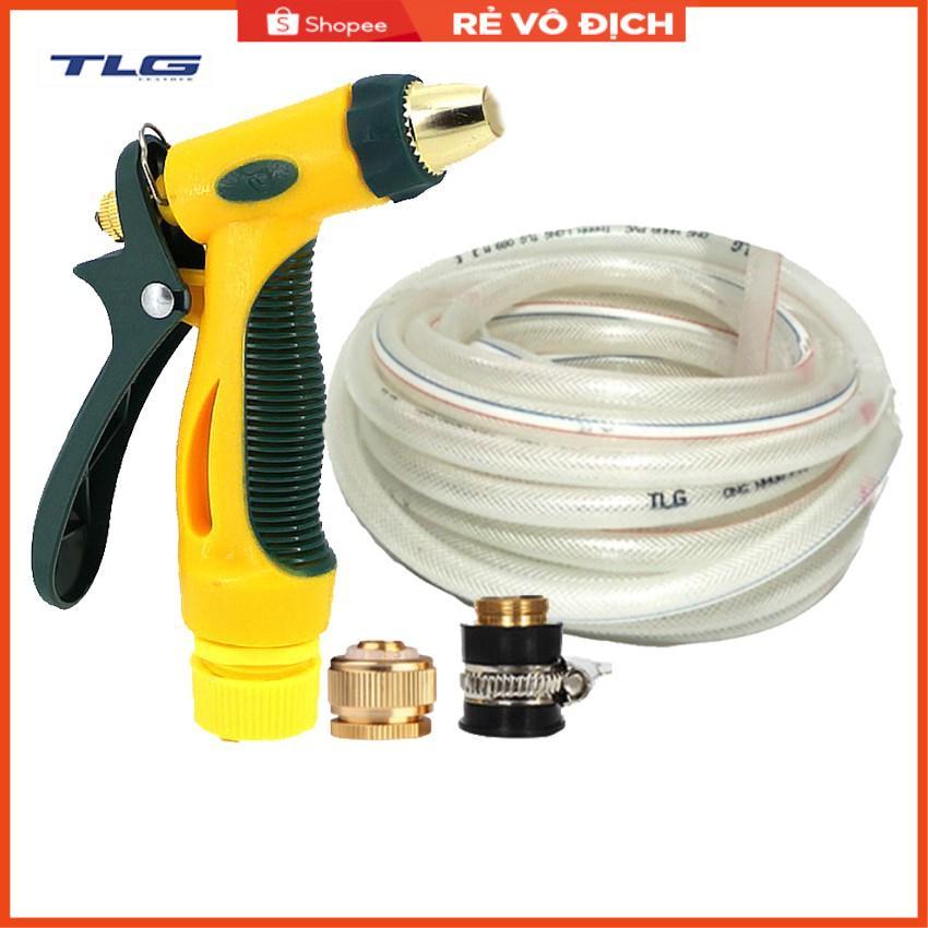 Bộ dây vòi xịt nước rửa xe, tưới cây tăng áp 3 lần,loại 3-5M  206317