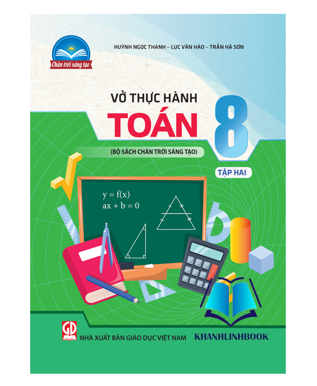 Sách - Combo Vở thực hành Toán 8 - Tập 1 + 2 ( Bộ chân trời sáng tạo )