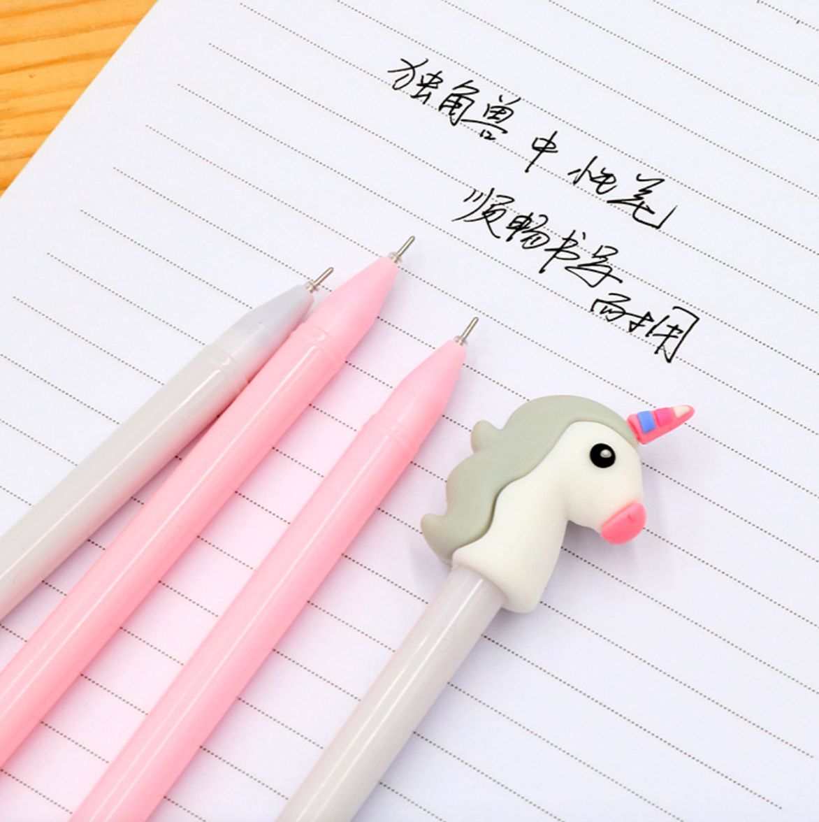 Bút Bi Ngựa 1 Sừng Cực Dễ Thương - Bút Bi Nước Văn Phòng Mực Đen