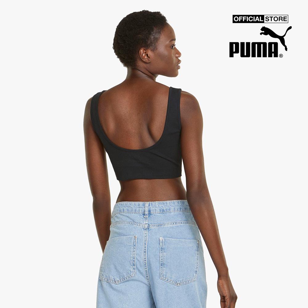 PUMA - Áo croptop nữ Classics Ribbed 533447