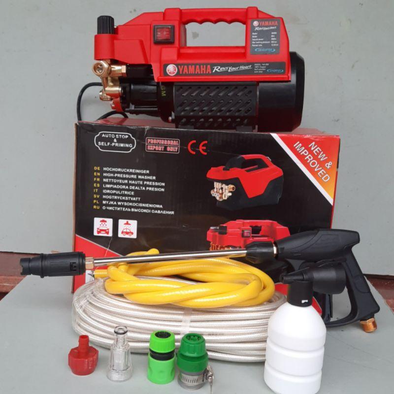 Máy rửa xe áp lực cao YAMAHA- YA 998 hàng loại 1 mô tơ 100% dây đồng đầy đủ phụ kiện