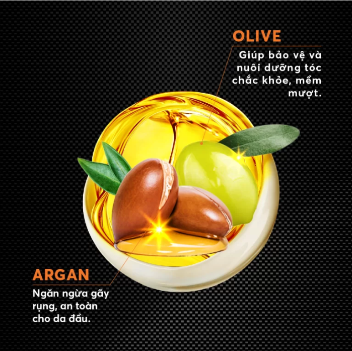 Gel Lược Nhuộm Phủ Bạc Argan Oil &amp; Olive Oil Flash