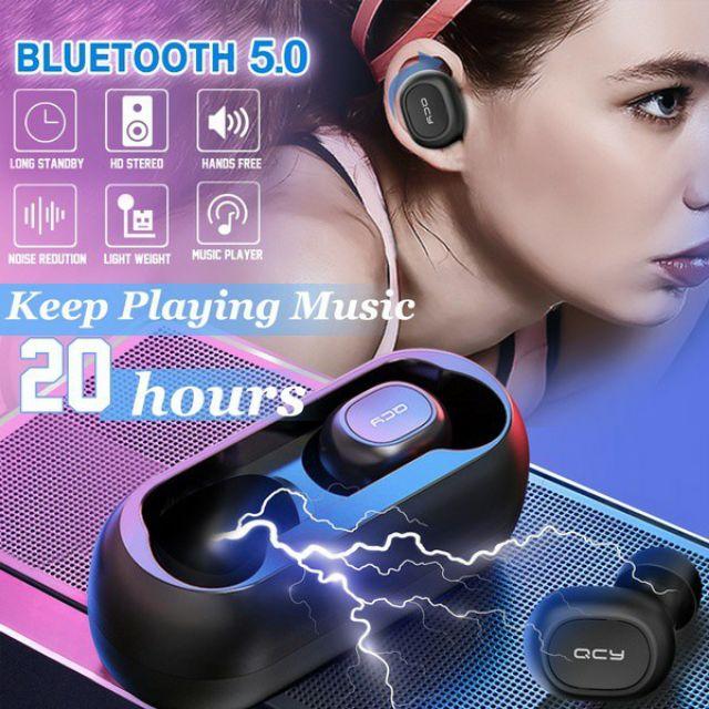 Tai nghe bluetooth 5.0 QCY T1 kèm phụ kiện -dc3507