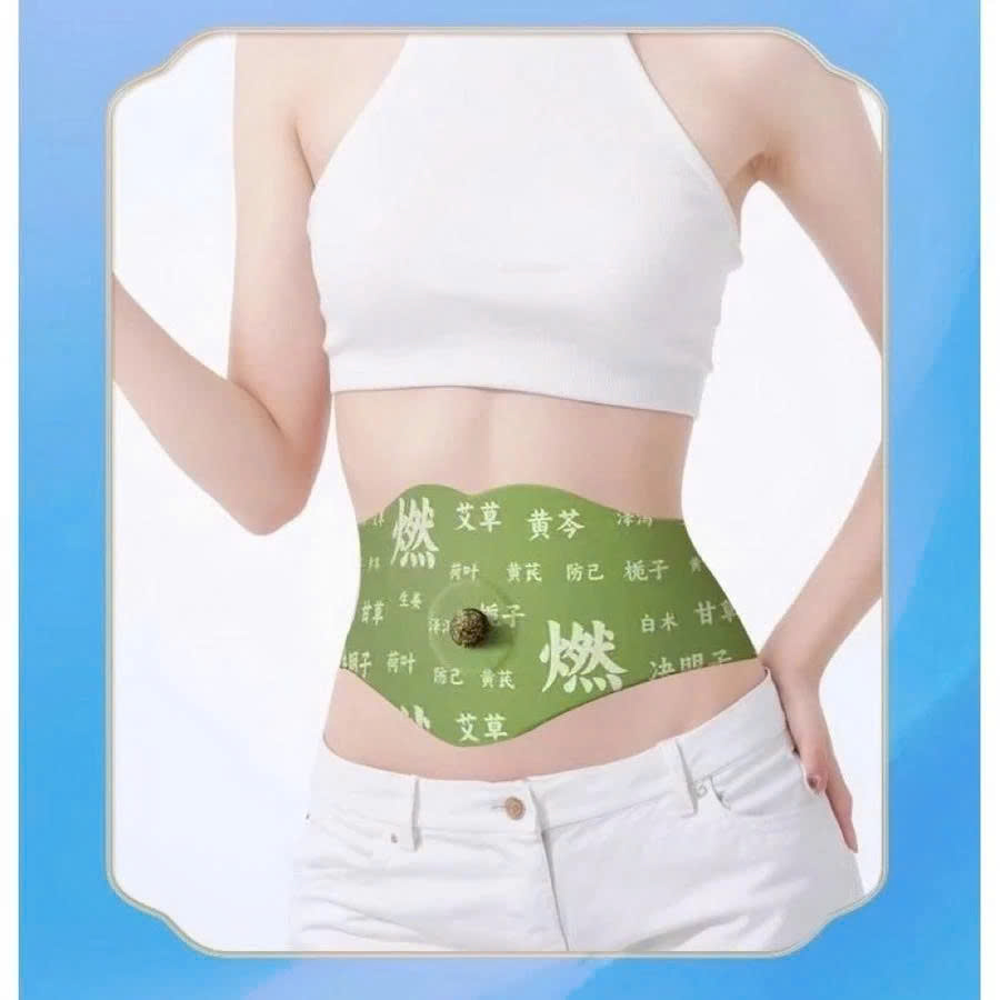 Miếng Dán Ngải Cứu Thảo Mộc Giảm Mỡ Bụng, Giữ Ấm Cơ Thể, Hỗ Trợ Tan Mỡ, Thải Độc, An Toàn Tự Nhiên - HÀNG CHÍNH HÃNG MINIIN