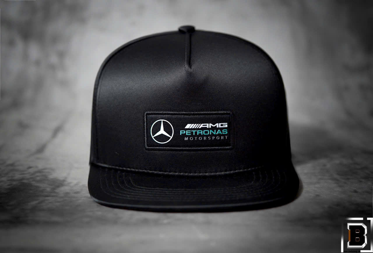 [ Miễn ship / giảm giá ] MŨ NÓN LƯỠI TRAI NAM NỮ SNAPBACK VÀNH PHẲNG MERCEDES CÁ TÍNH - màu đen