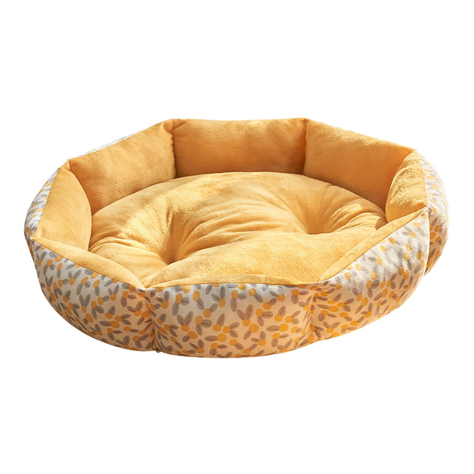 Round Dog Beds, Pet Dog Bed, Warm, Autumn Winter, Comfortable for Cats Kitten Small Dog Puppy
