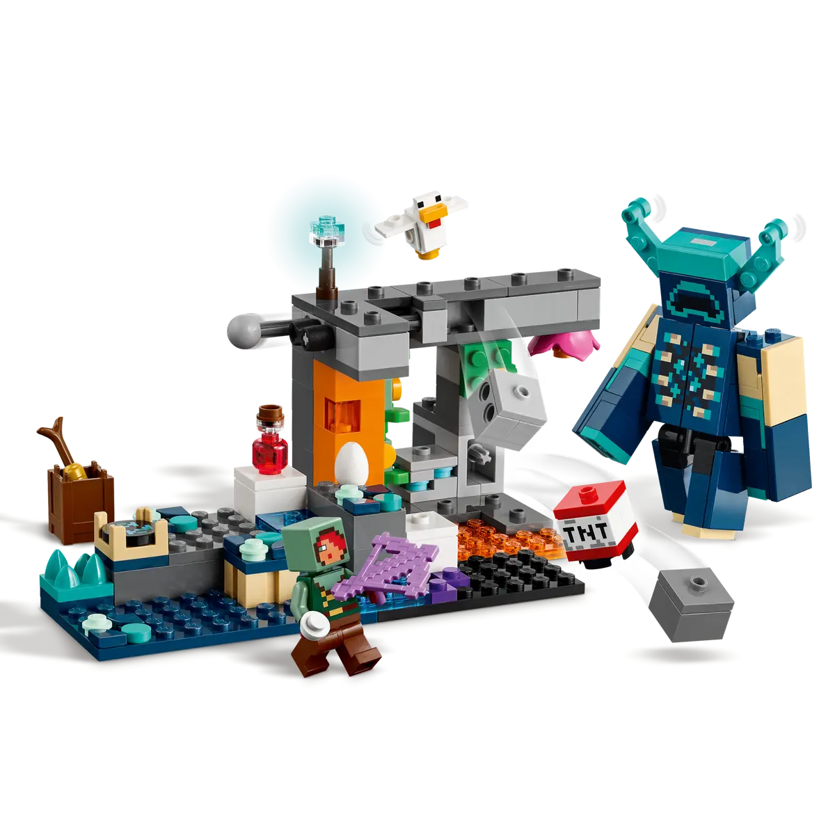 Đồ Chơi Lắp Ráp Cuộc Chạm Trán Warden - Lego Minecraft 21274 (238 Mảnh Ghép)