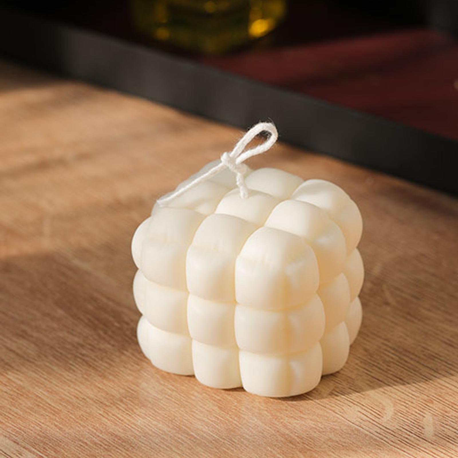 Silicone 3D Square Candle Mold Scented Candles DIY Crafts Soy Soap Aromatherapy Candles Handmade Candle Decor
