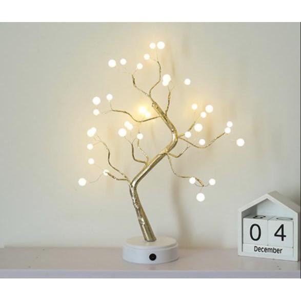 Đèn bàn trang trí ngọc trai Golden Pearl Tree - Home and Garden