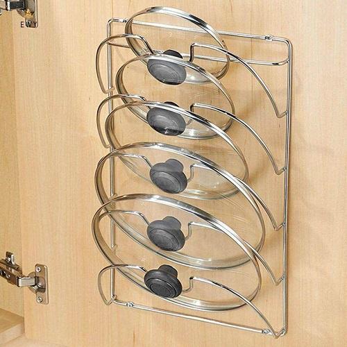 Giá kệ treo úp nắp vung nắp nồi bằng inox cao cấp