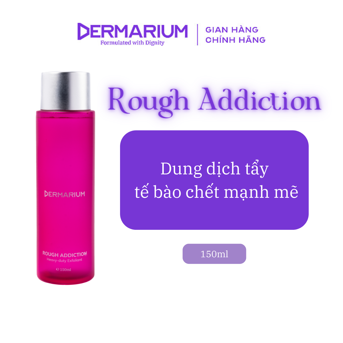 Toner Acid Làm Sạch Dermarium Rough Addiction 8% Glycolic &amp; Lactic Acid