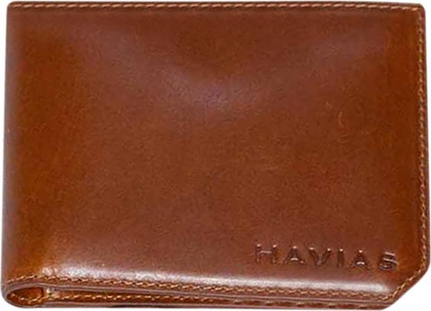 Ví Da Nam Havias Maple Bifold Wallet Brown