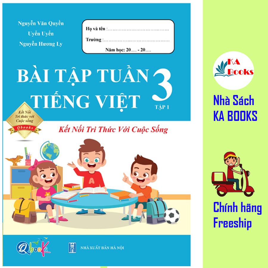 Combo Bài Tập Tuần và Đề Kiểm Tra Toán và Tiếng Việt lớp 3 - Kết Nối Tri Thức Với Cuộc Sống - Học Kì 1 (4 cuốn)
