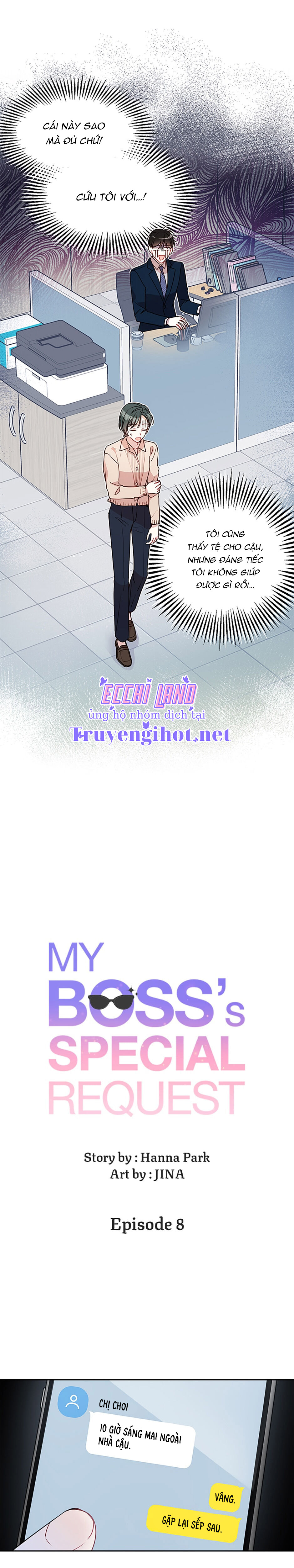 chỉ thị đặc biệt của sếp chapter 8.1 8