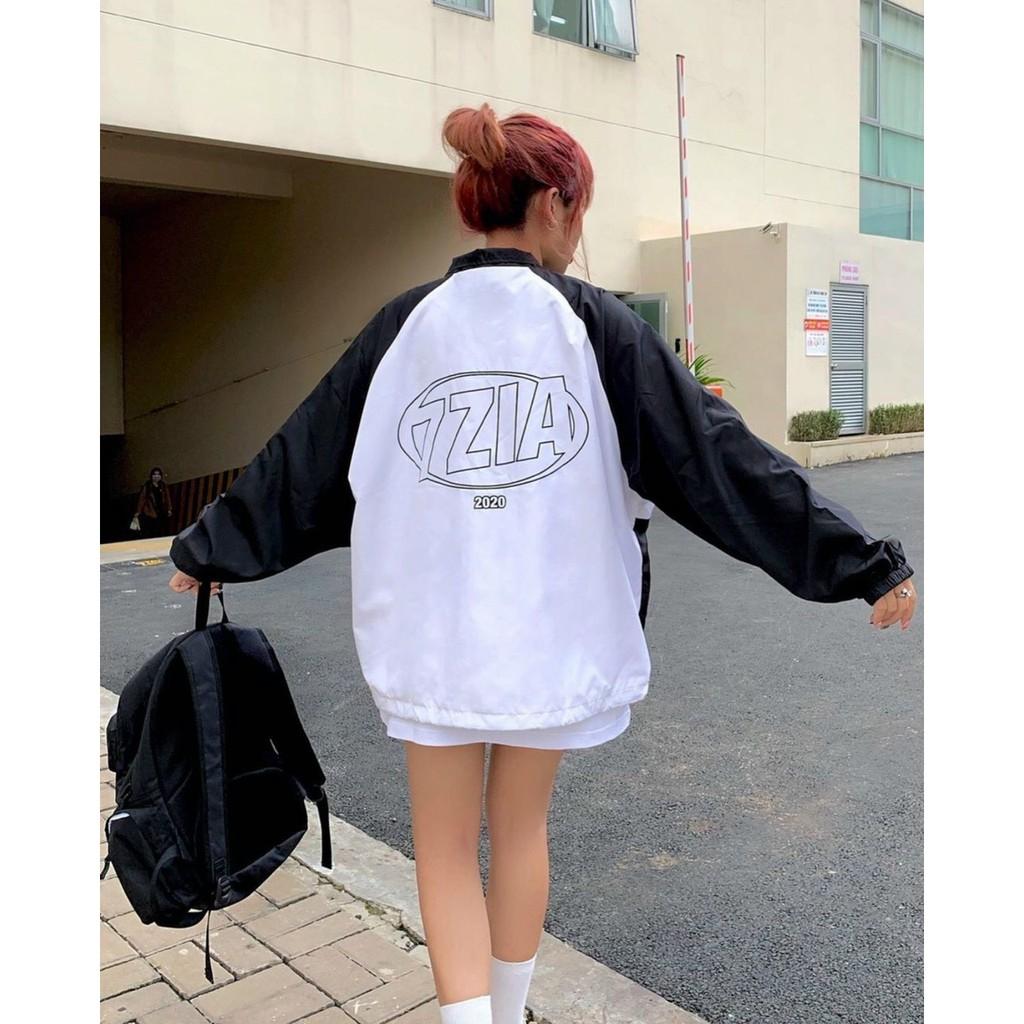 Áo Khoác Dù BOMBER 7ZIA Ulzzang Nam Nữ Unisex Form Rộng Vải 2 Lớp Ulzzang