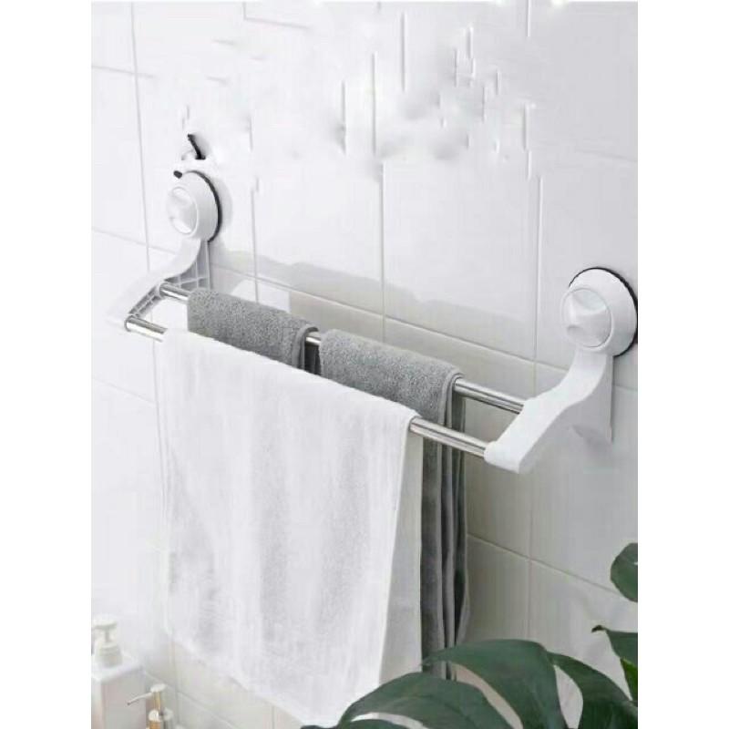 Kệ hít cheo khăn nhà tắm dính cường lực siêu chắc cao cấp 059