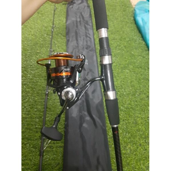 Combo cần máy 3in1, cần Wingdragon câu lure,lăng xê,ngâm