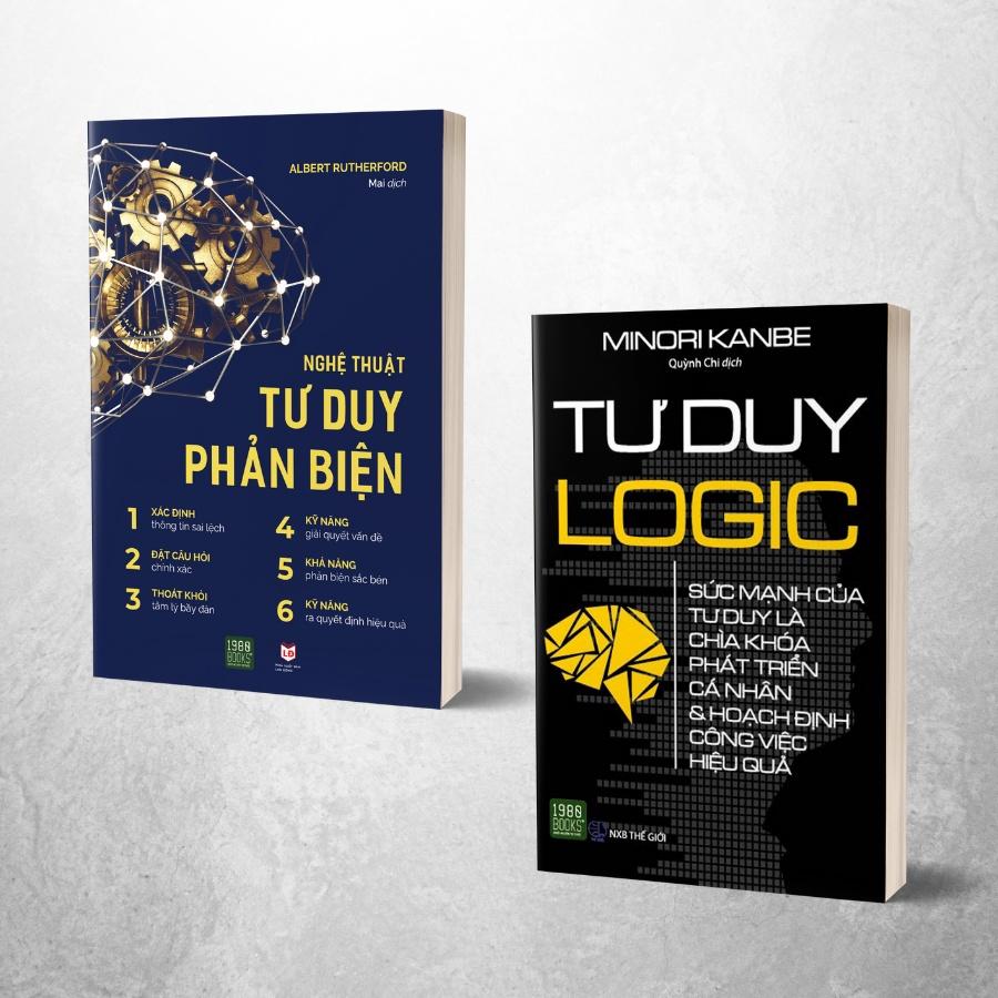 Sách Combo 2 cuốn Nghệ thuật tư duy phản biện + Tư duy logic - BẢN QUYỀN