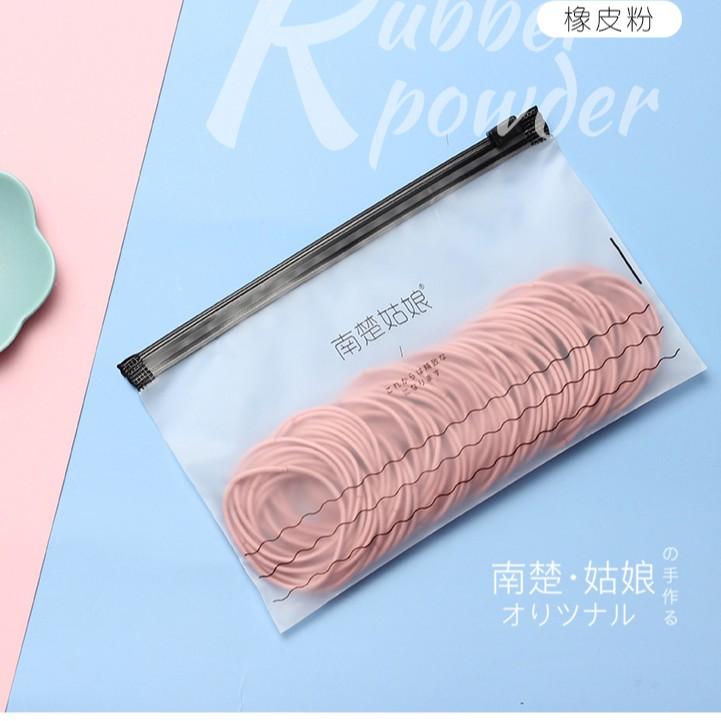 Set 100 dây thun cột tóc siêu dai siêu rẻ