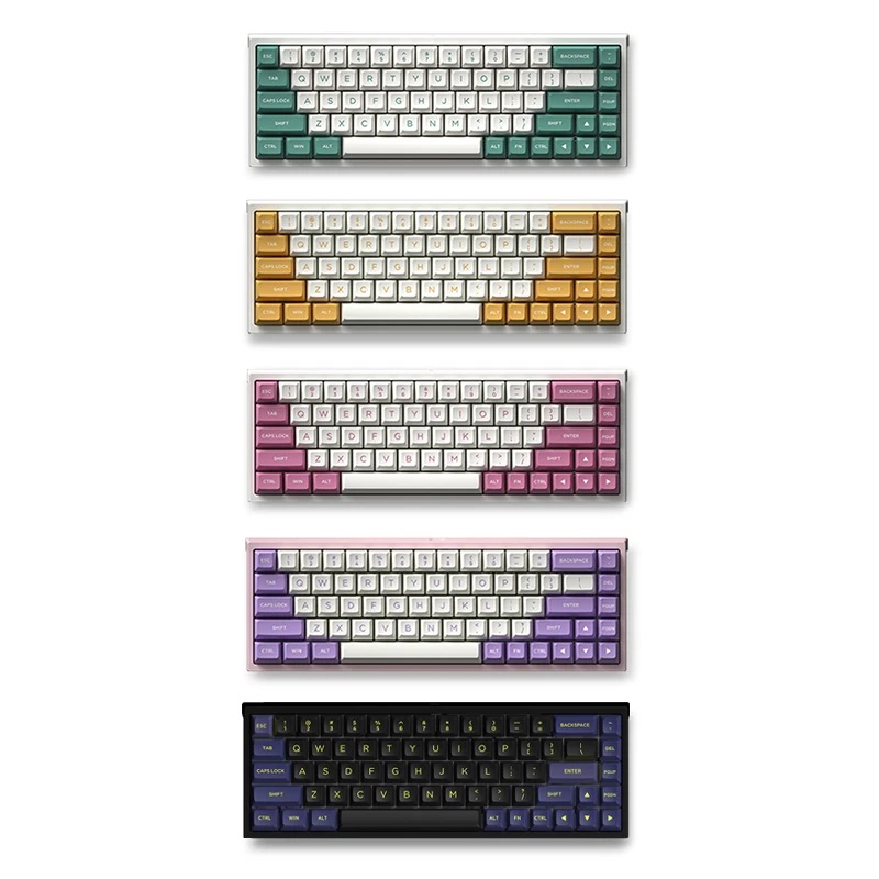 Bàn phím cơ FL-Esports FL680SAM (Night Black/Peach/Aqua Green/Purple/Banana) 3 mode - Hàng chính hãng