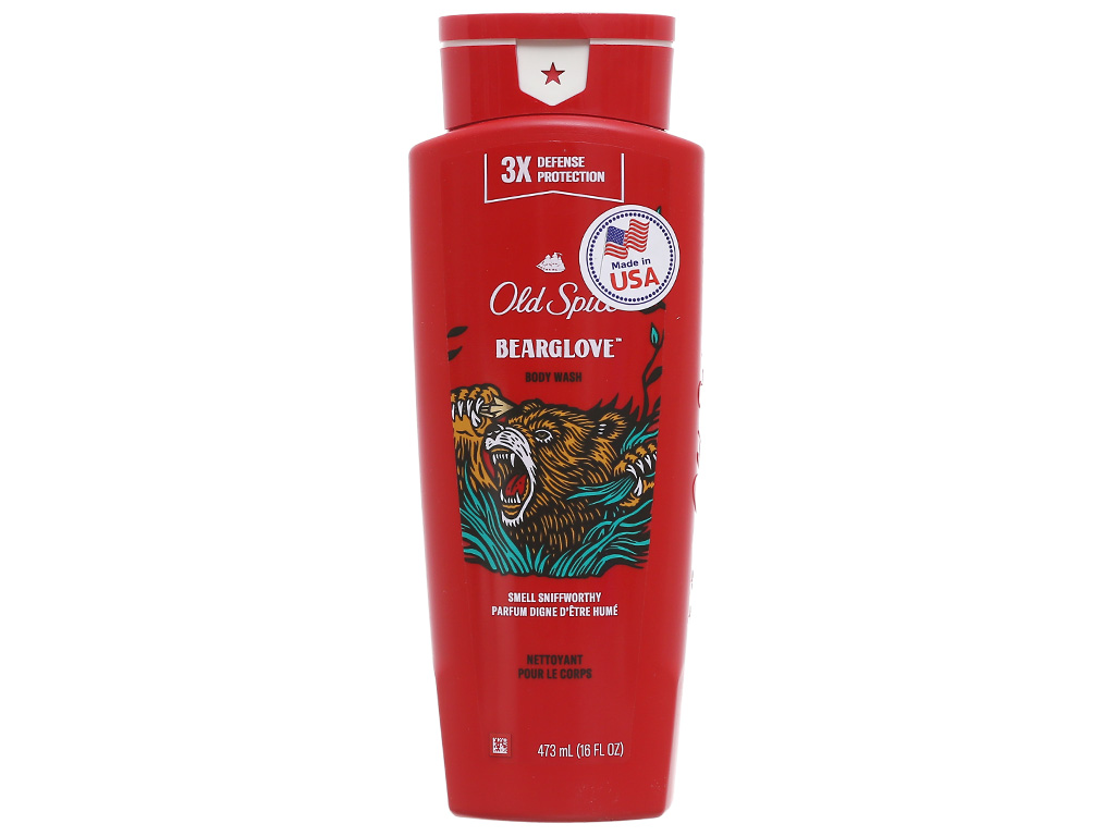 Sữa tắm dạng Gel cho mùi hương nam tính cho nam Old Spice 473ml chính hãng của Mỹ Timber | Bearglove | Fiji | Wolfthorn