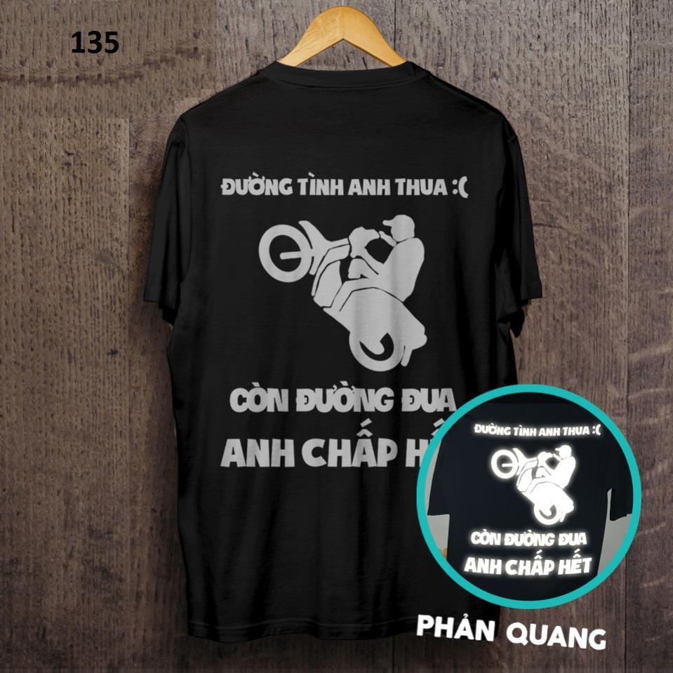 Áo thun Unisex phản quang Có size tay lỡ