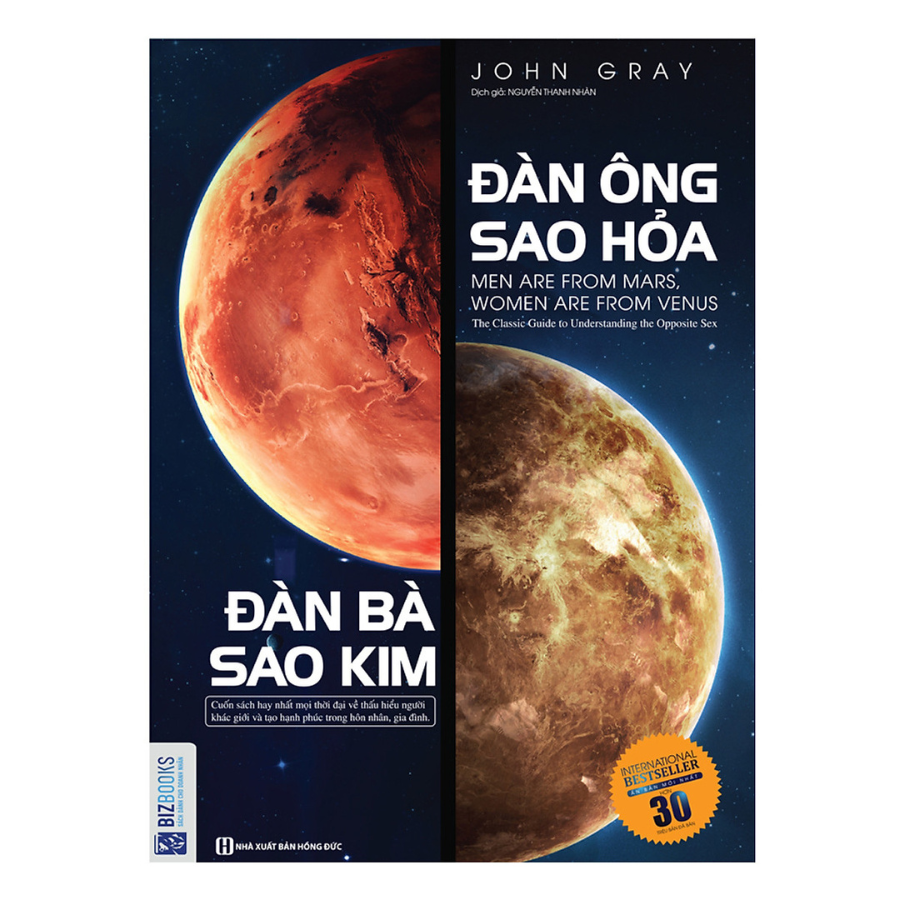 Sách Đàn Ông Sao Hoả Đàn Bà sao Kim 