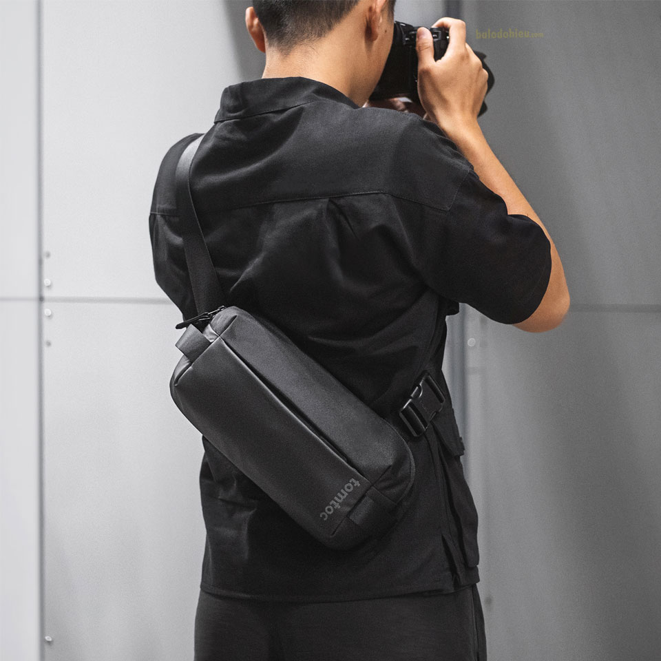 Túi Đeo Chéo Tomtoc H02 Lightweight Codura Sling Bag - đựng phụ kiện, đồ dùng cá nhân