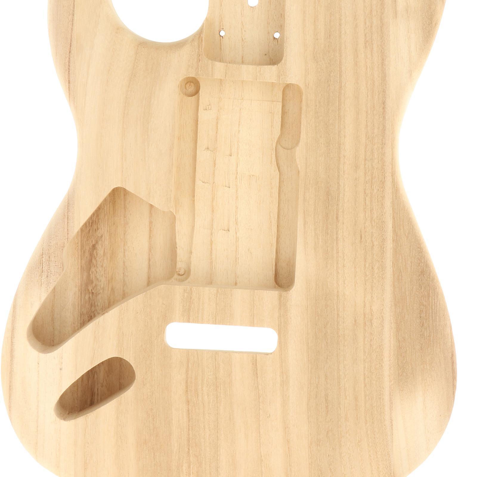 Unfinished Guitar Body Replacement Guitar Barrel Blank Guitar Body